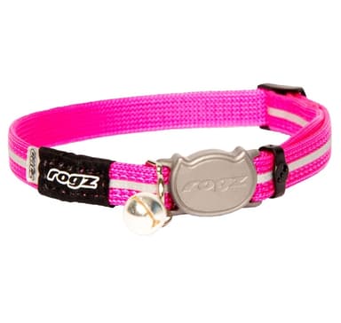 Kissan kaulapanta Rogz Alleycat, pinkki, 11mm/20-31cm
