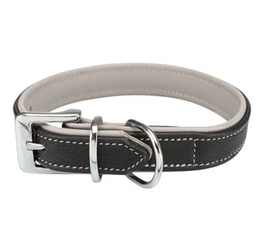 Aktiivinen mukavuuskaulus, L–XL: 52–63 cm/35 mm, musta/harmaa