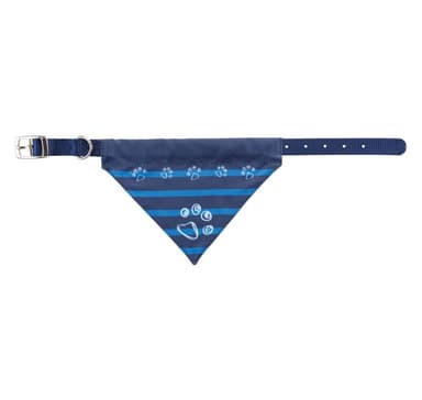 Nylon kaulus kaulahuivalla, S–M: 30–38 cm/20 mm, indigo