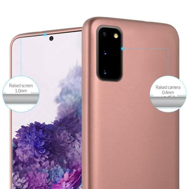 Samsung Galaxy S20 Suojakuori Kotelo (Vaaleanpunainen)