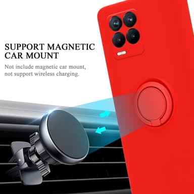 Realme 8 4G / 8 PRO Suojakuori Kotelo (Punainen)