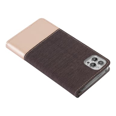 iPhone 13 PRO Suojakuori Lompakkokotelo (harmaa)