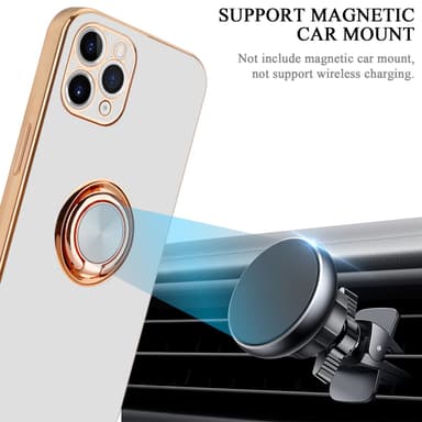 iPhone 11 PRO Suojakuori Kotelo (Valkoinen)