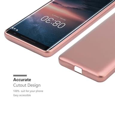 Nokia 8 Sirocco Suojakuori Kotelo (Vaaleanpunainen)