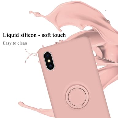 iPhone XS MAX Suojakuori Kotelo (Vaaleanpunainen)