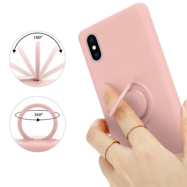 iPhone XS MAX Suojakuori Kotelo (Vaaleanpunainen)