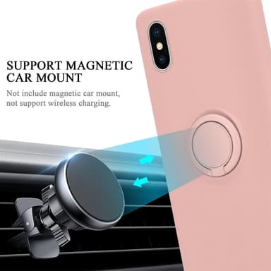 iPhone XS MAX Suojakuori Kotelo (Vaaleanpunainen)