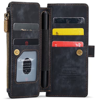 Samsung Z Fold6 CaseMe CaseMe C30 lompakkokotelo - Musta