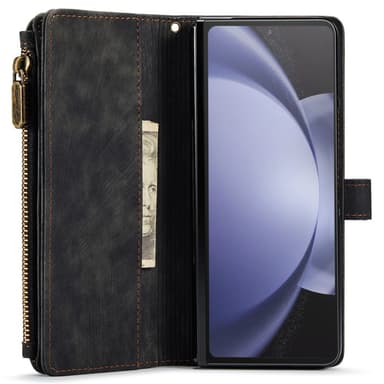 Samsung Z Fold6 CaseMe CaseMe C30 lompakkokotelo - Musta