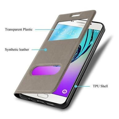 Lompakkokotelo Samsung Galaxy A5 2016 Case (Ruskea)