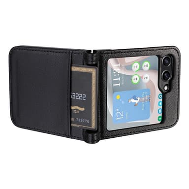 SKALO Samsung Z Flip6 Ultrathin Skin-touch Fold Suojakuori - Musta