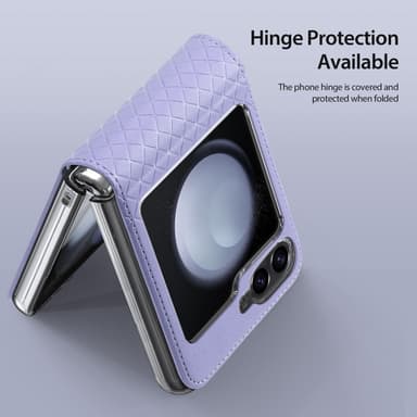 DUX DUCIS Samsung Z Flip6 Bril-Series Fold Suojakuori - Violetti