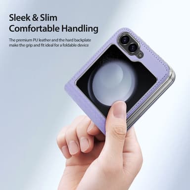 DUX DUCIS Samsung Z Flip6 Bril-Series Fold Suojakuori - Violetti