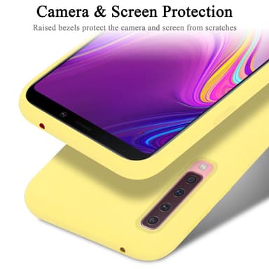 Samsung Galaxy A9 2018 Suojakuori Kotelo (Keltainen)
