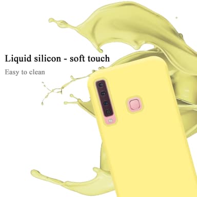 Samsung Galaxy A9 2018 Suojakuori Kotelo (Keltainen)