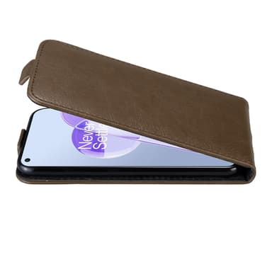 OnePlus 9RT 5G Suojakuori Lompakkokotelo (Ruskea)