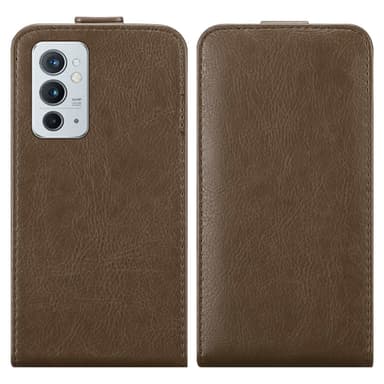 OnePlus 9RT 5G Suojakuori Lompakkokotelo (Ruskea)
