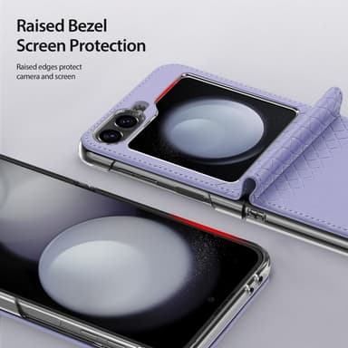 DUX DUCIS Samsung Z Flip6 Bril-Series Fold Suojakuori - Violetti
