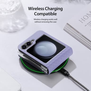 DUX DUCIS Samsung Z Flip6 Bril-Series Fold Suojakuori - Violetti