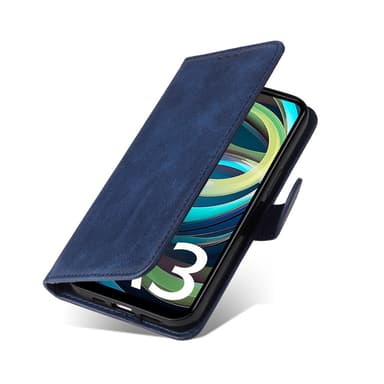 SKALO Xiaomi Redmi A3 PU-nahkainen Lompakkokotelo - Sininen