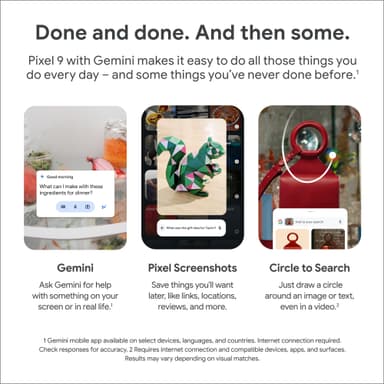 Google Pixel 9 5G älypuhelin 12/128 GB (Obsidian)
