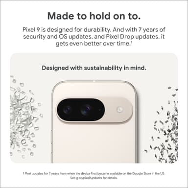 Google Pixel 9 5G älypuhelin 12/128 GB (Obsidian)