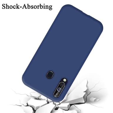 Samsung Galaxy A60 / M40 Suojakuori Kotelo (Sininen)