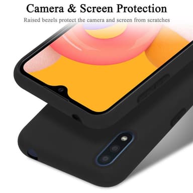 Samsung Galaxy A01 Suojakuori Kotelo Case (Musta)
