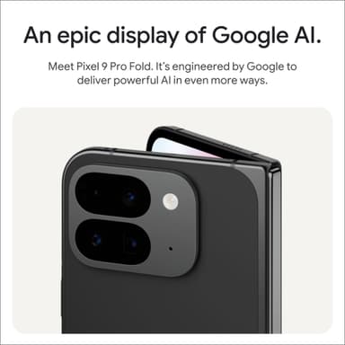 Google Pixel 9 Pro Fold 5G älypuhelin 16/256 GB (Obsidian)