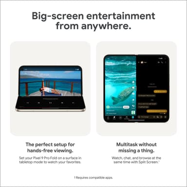 Google Pixel 9 Pro Fold 5G älypuhelin 16/256 GB (Obsidian)