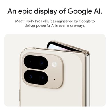 Google Pixel 9 Pro Fold 5G älypuhelin 16/256 GB (Porcelain)