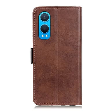 SKALO OnePlus Nord CE4 Lite 5G Premium Cut Lompakkokotelo - Ruskea