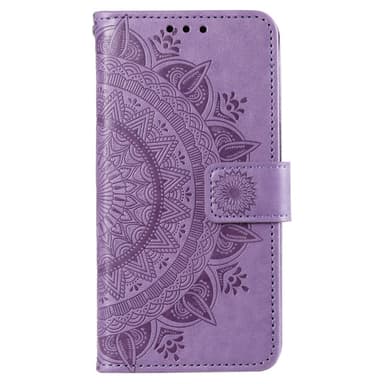 SKALO Xiaomi Redmi A3 Mandala lompakkokotelo - Violetti