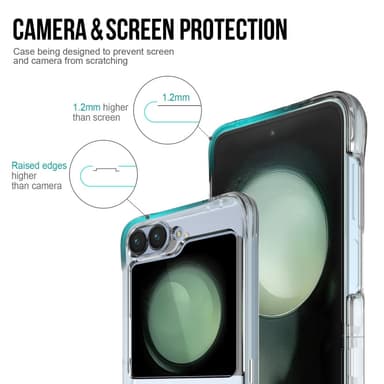 Samsung Z Flip6 SKALO Hybridi Magneettinen Suojakuori