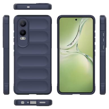 SKALO OnePlus Nord CE4 Lite 5G Rugged Bumpers TPU-suojakuori - Tummansininen
