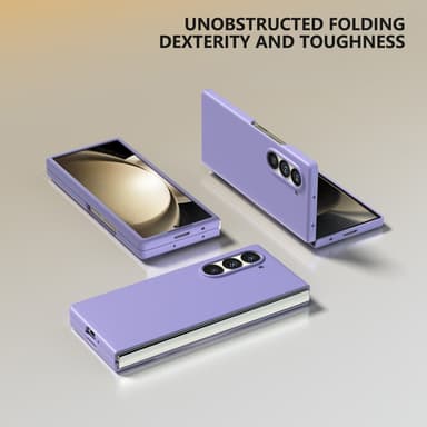 SKALO Samsung Z Fold6 Ultrathin Skin-touch Fold Suojakuori - Violetti