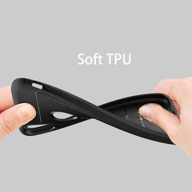 iPhone X / XS Suojakuori Case Cover (Musta)
