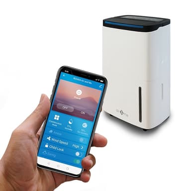 air & me Rohan - tehokas ilmankuivain, jossa on suuri kapasiteetti, WiFi ja sovellus