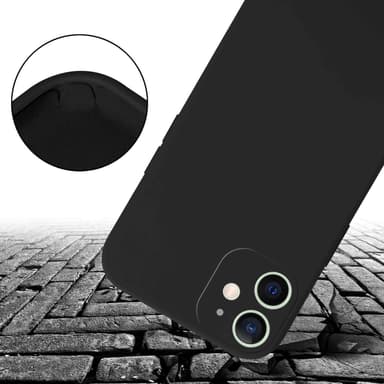 Suojakuori iPhone 12 MINI Kotelo (Musta)