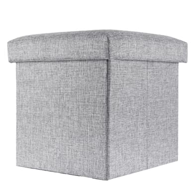 Kokoontaittuva Jakkara 38x38x38 cm Istuintuoli (harmaa)