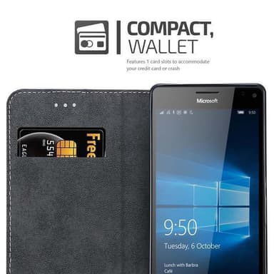 Nokia Lumia 950 XL Suojakuori Case (Musta)