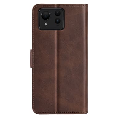 SKALO Asus Zenfone 11 Ultra 5G Premium Wallet Lompakkokotelo - Ruskea
