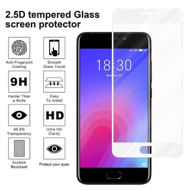 MEIZU M6 Suojakalvo Karkaistu lasi Näytönsuoja