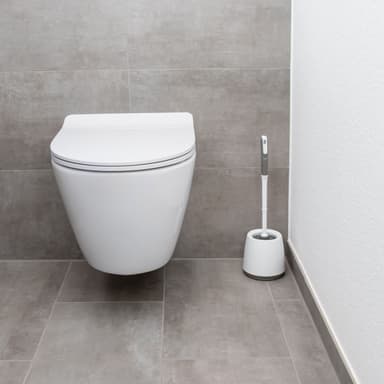 Silikoninen WC-Harja käytännöllisellä astialla
