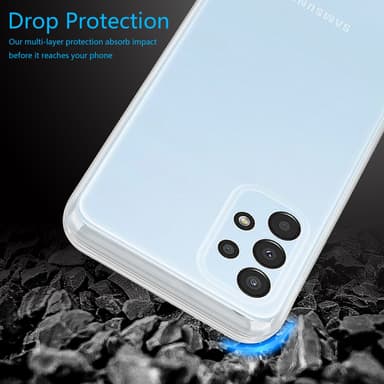 Samsung Galaxy A13 4G Suojakuori Kotelo (Läpikuultava)