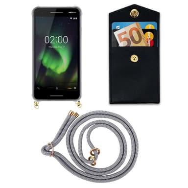 Nokia 2.1 Suojakuori Kotelo (harmaa)
