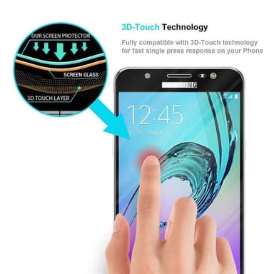 Samsung Galaxy J7 2016 Suojakalvo Karkaistu lasi