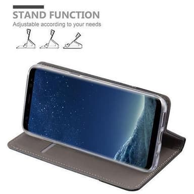 Samsung Galaxy S8 Suojakuori Lompakkokotelo (Sininen)
