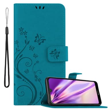 Huawei Y6 PRO 2019 Suojakuori Lompakkokotelo (Sininen)