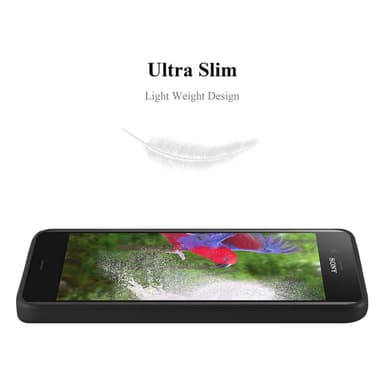 Sony Xperia XZ1 Suojakuori Kotelo (Musta)